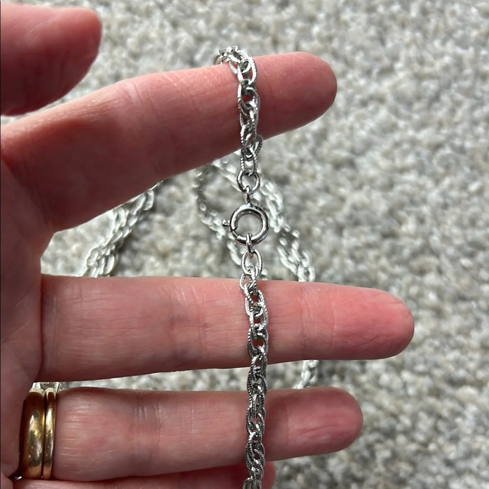 Vintage Crown Trifari Necklace & Earrings